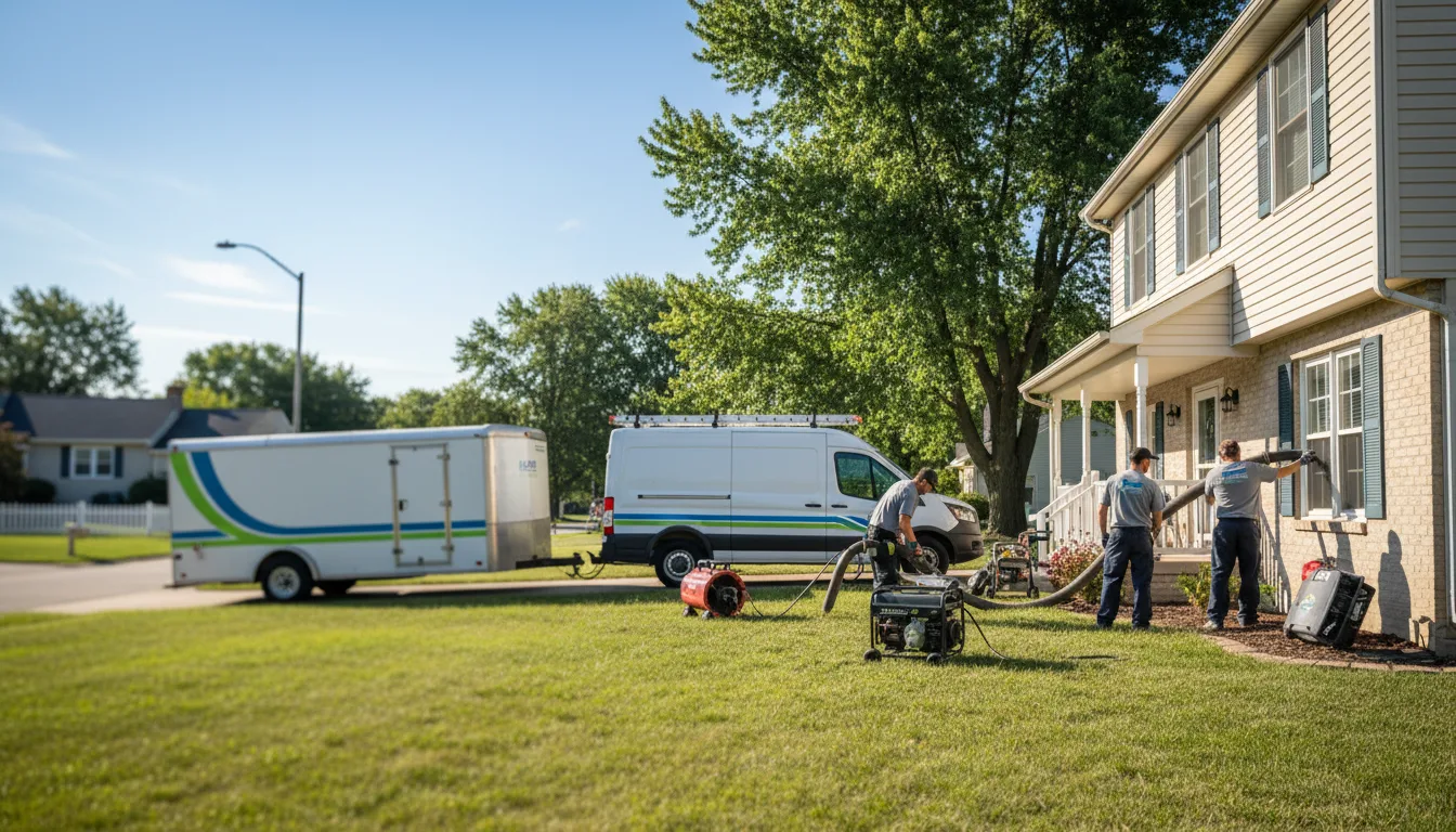 Flooded Basement Restoration And Cleanup With Repair in Swanton, MD near me